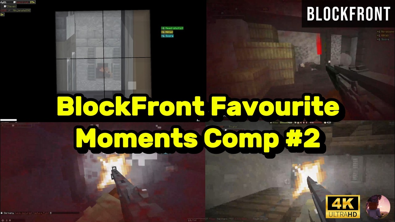 BlockFront Favourite Moments Compilation #2 (Celebrating 100 Videos of Minecraft BlockFront)