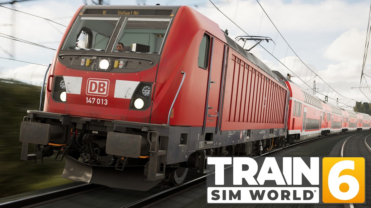 Neue BR 147 mit gro&szlig;em Fahrplan f&uuml;r Train Sim World 6 | TSW 6 Stuttgart Heilbronn Gameplay [Deutsch]