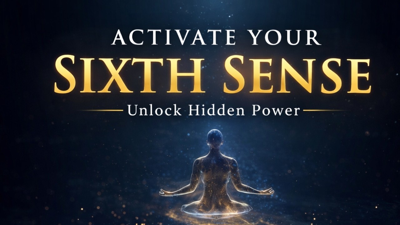 Activate Your 6th Sense Now ✨| Intuition Power Booster | 🔮 852Hz Solfeggio | Manifestation Hack