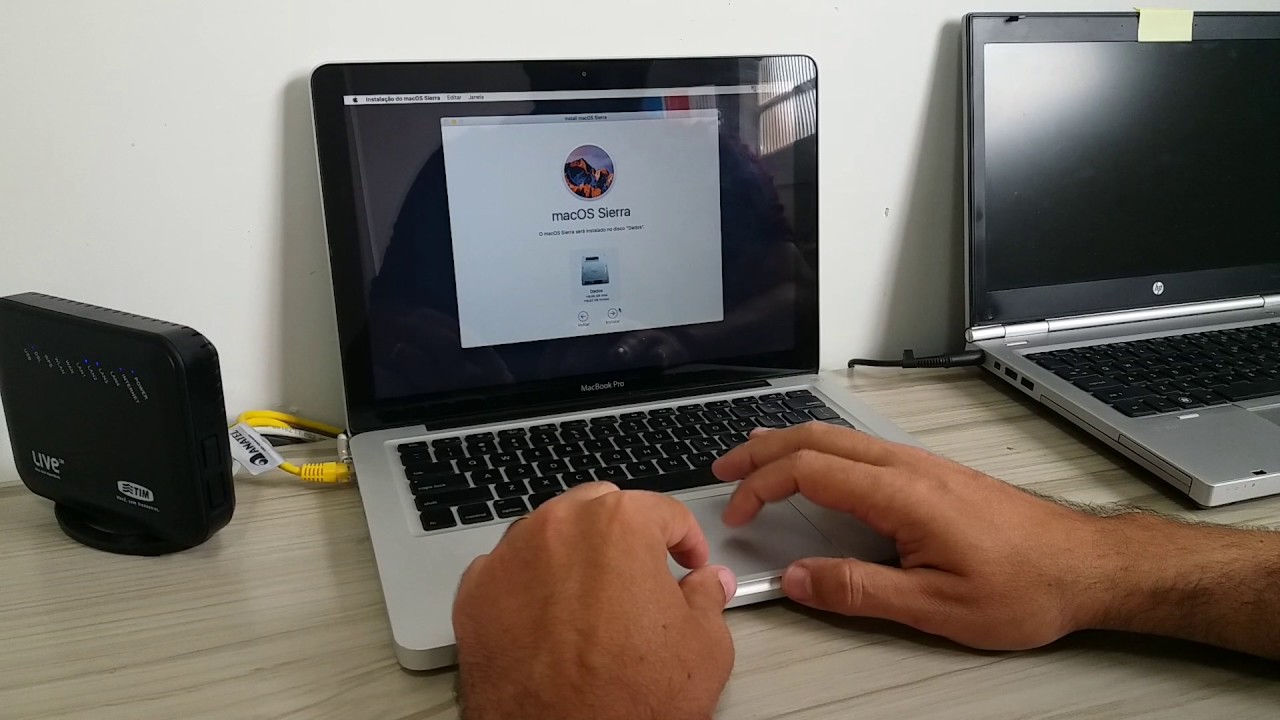 Instalando macOS Sierra em um HD vazio no MacBook