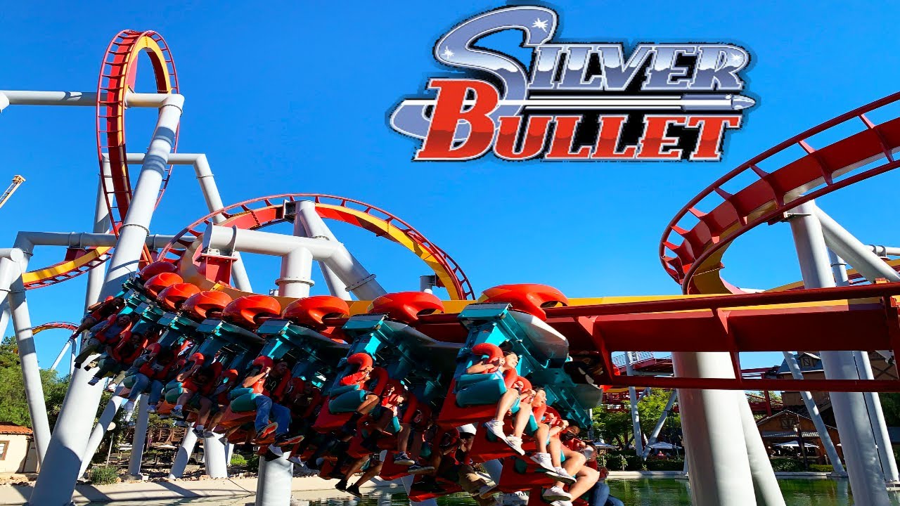 Silver Bullet (4k OFF Ride POV)- Knotts Berry Farm, Anaheim, CA