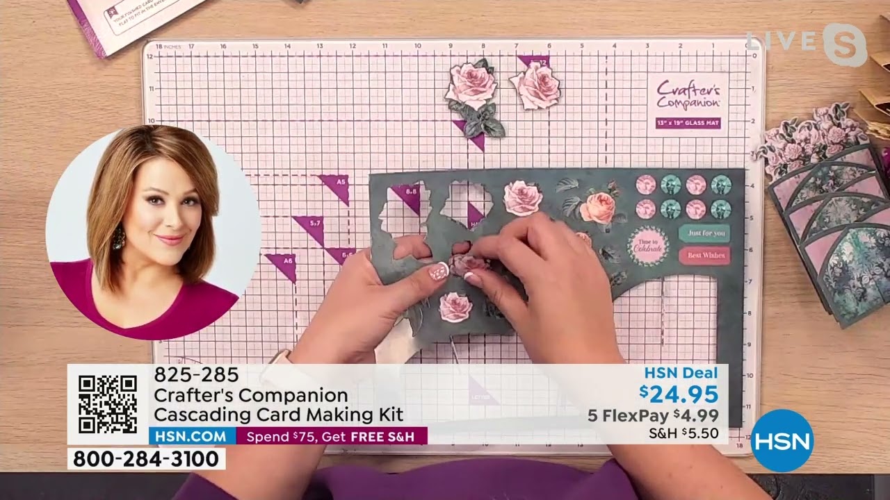 Crafter's Companion Beautiful Blooms Cascading Card Maki...