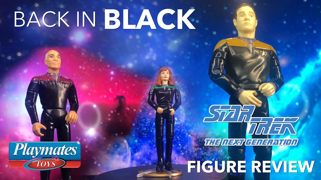 Star Trek Toy Review: Playmates: TNG Cast Wearing DS9/Generations Uniforms