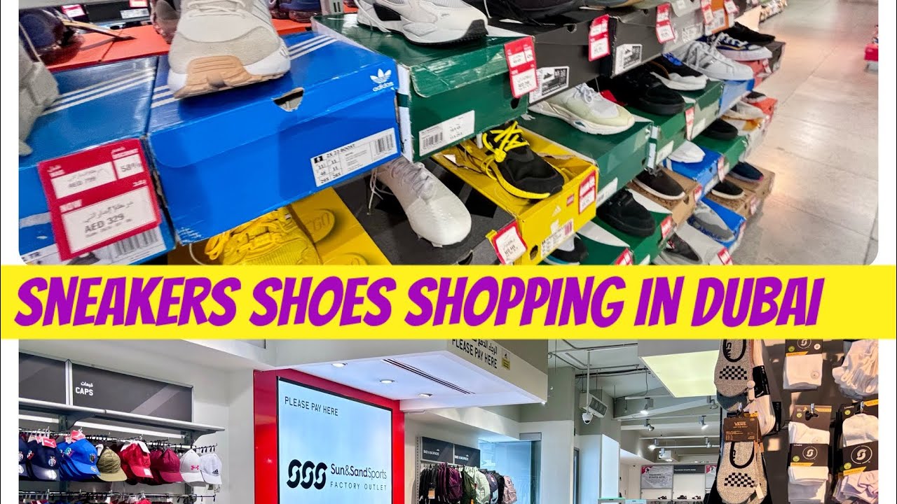 Цены на кроссовки в Дубае, Sun & Sand Sports Outlet Mall, самые дешёвые кеды NIKE, ADIDAS, PUMA C...
