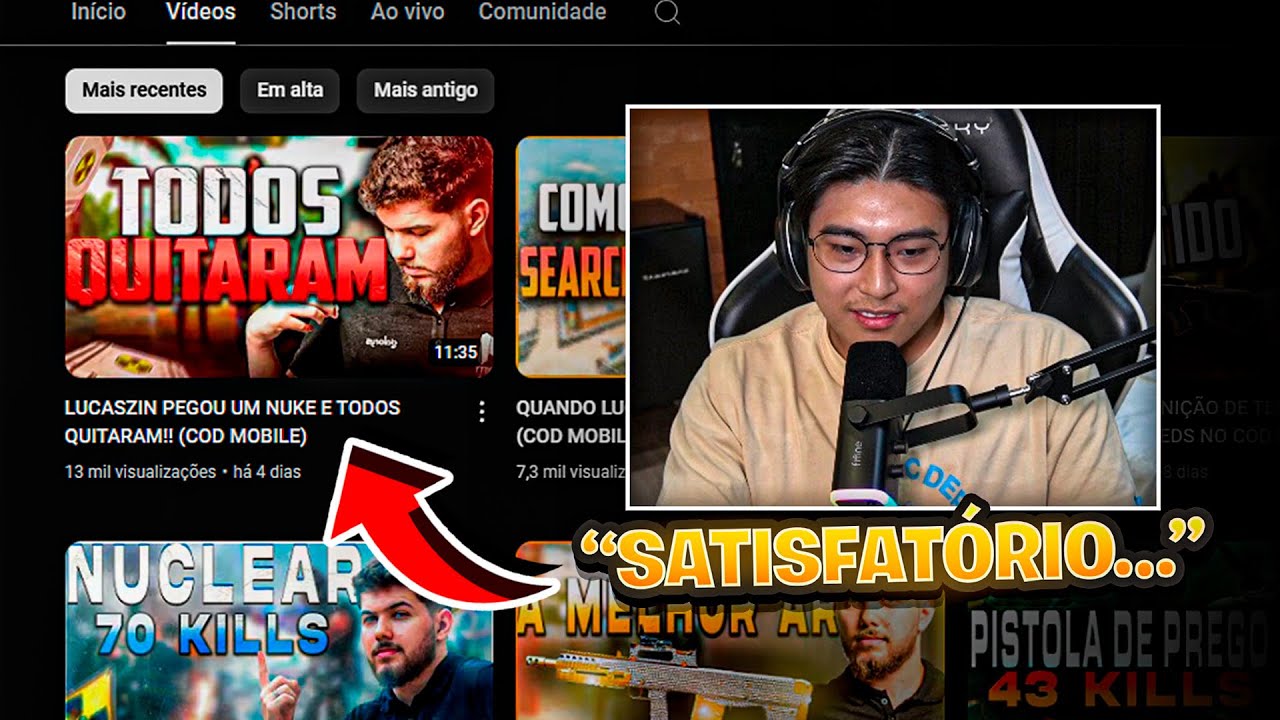 JAPA REAGE: LUCASZIN PEGOU UM NUKE E TODOS QUITARAM!!
