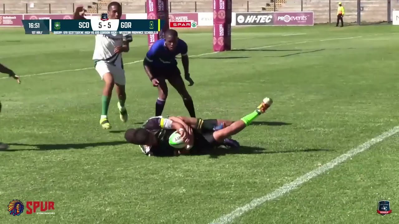 SCOTTSDENE HIGH vs GORDON HIGH | WESTERN PROVINCE SCHOOLS RUGBY DAY | MATCH HIGHLIGHTS 🇿🇦🏉