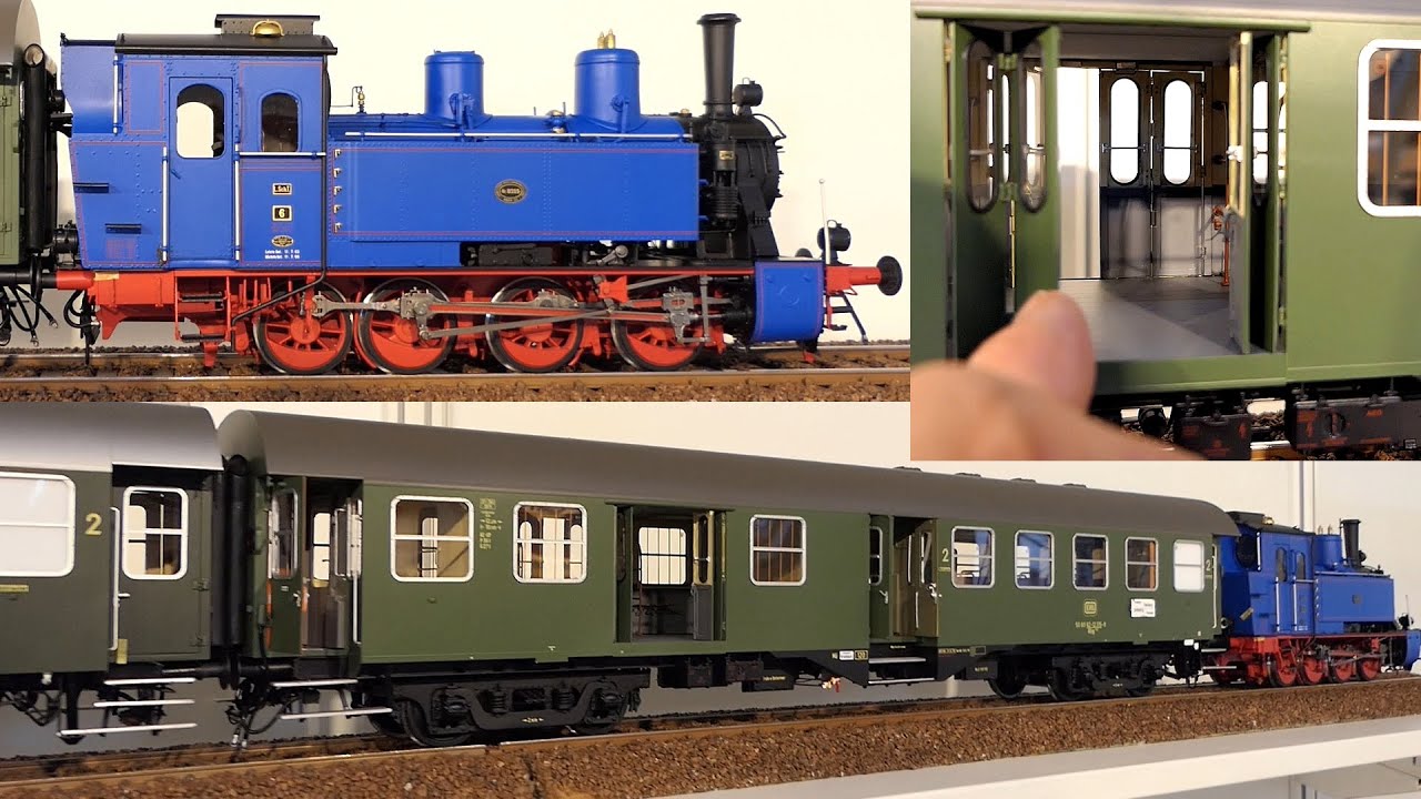 1:32 4yg-Umbauwagen + Baureihe 98.8 GtL 4/4 - Wunder-Handmuster auf Int. Spur-1-Treffen Speyer 2023