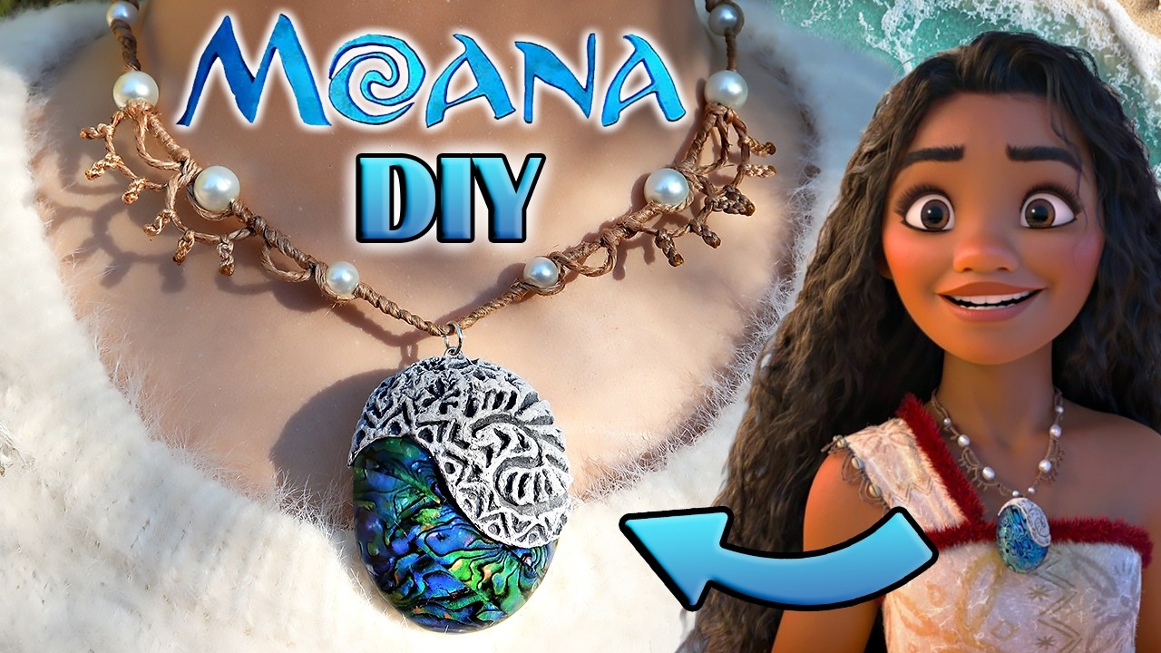 🏝️Cómo Hacer el COLLAR de MOANA/Vaiana  (2 Versiones) | DIY 🌊🌴