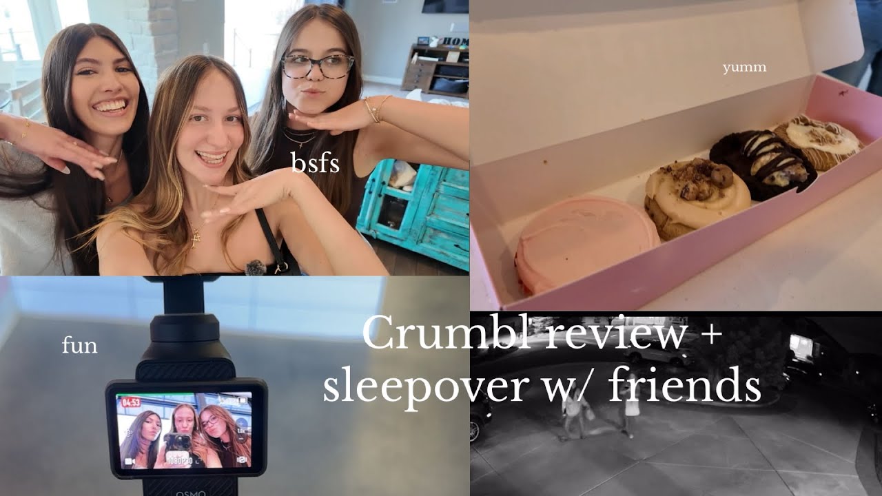 Fun Weekend Vlog | *crumbl review, late night food haul, sleepover, dutch bros run* |