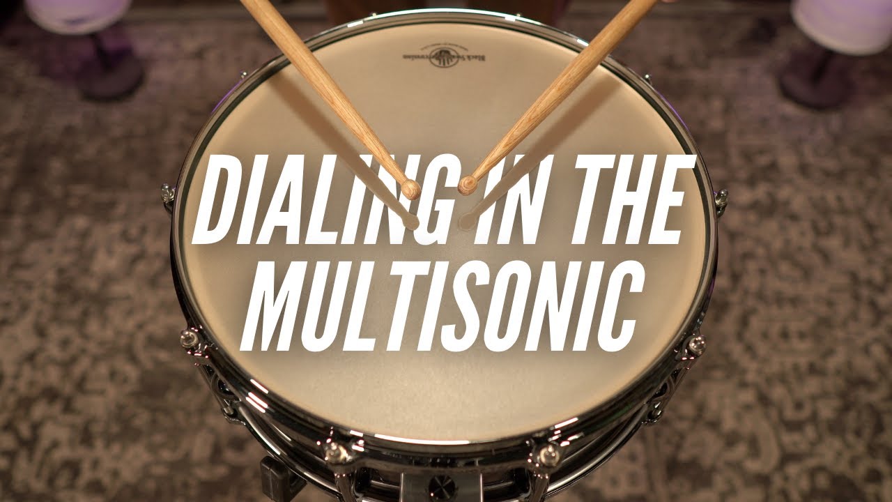 How to Tune Your Multisonic Snare Drum