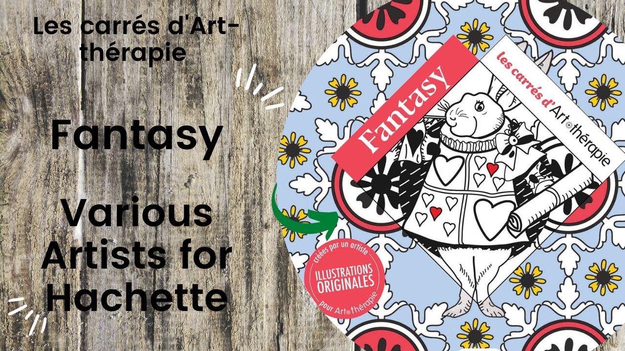 Fantasy - Various Artists for Hachette //Adult Colouring Book Flip Through