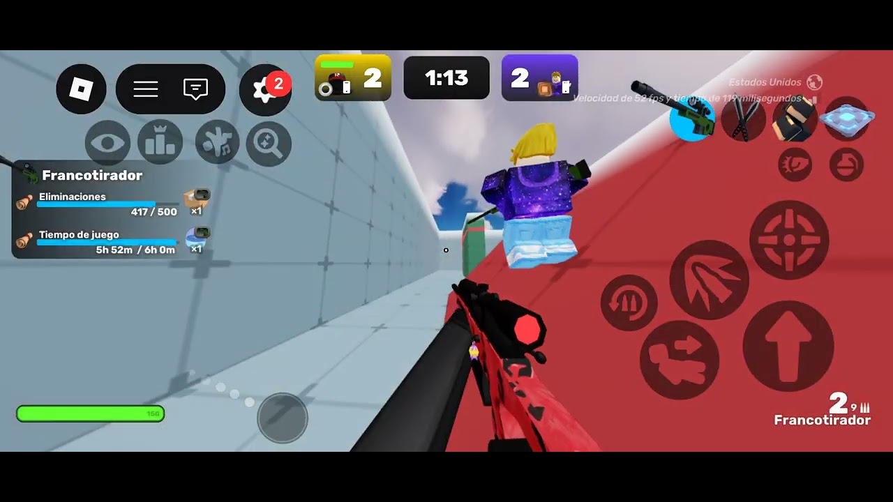 Consiguiendo mi rango en rivals :)