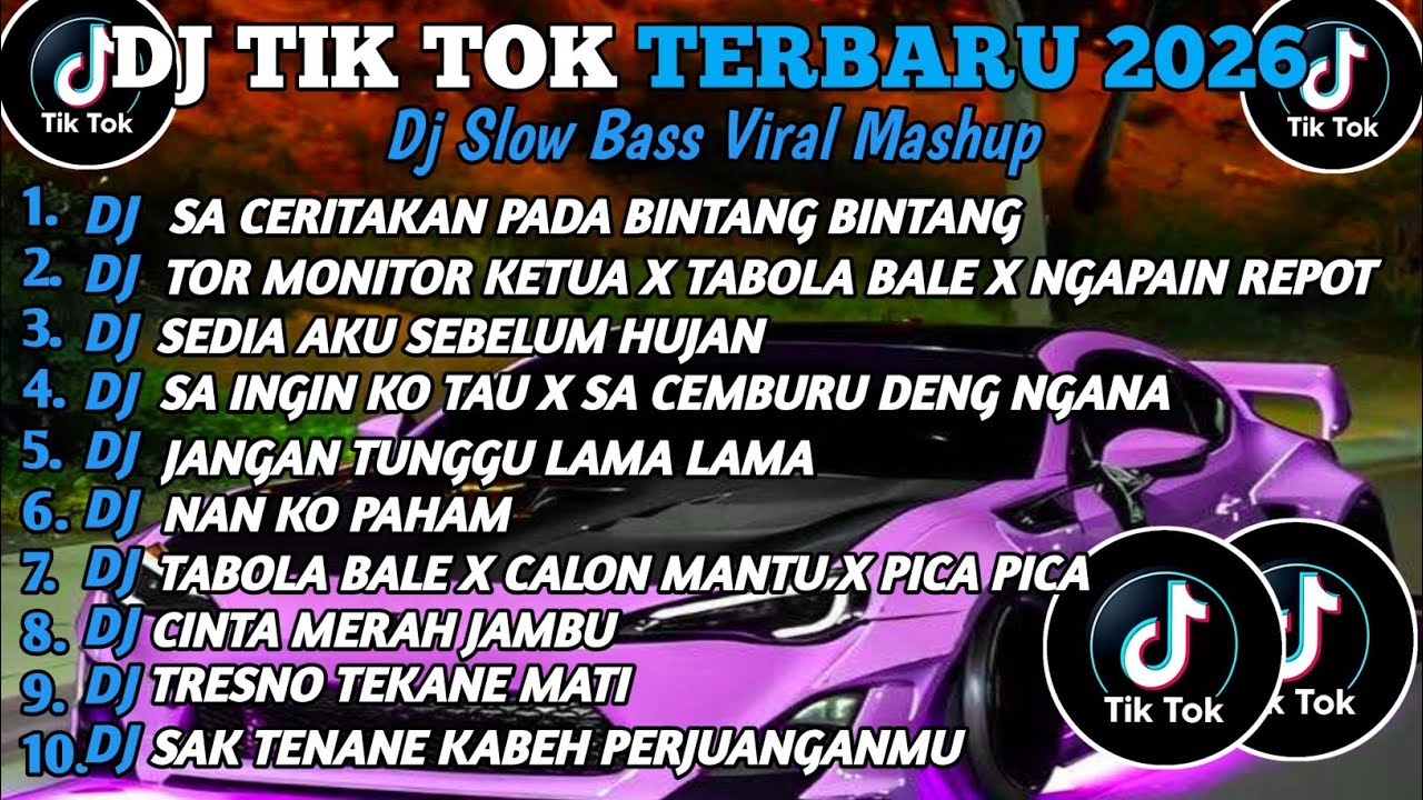 DJ TIK TOK TERBARU 2026🎵DJ SA CERITAKAN PADA BINTANG BINTANG - JAUH KO PERGI🎵DJ TOR MONITOR KETUA