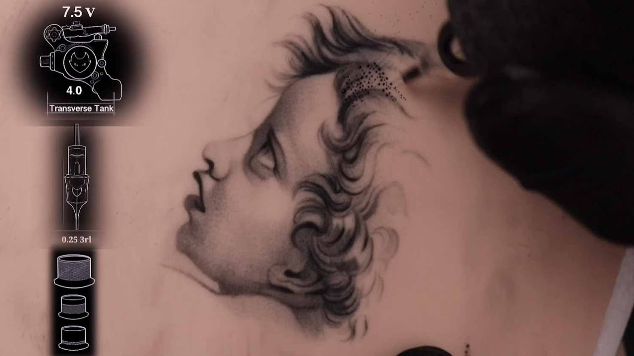 Aprenda a tatuar em em pele artificial (tempo real)