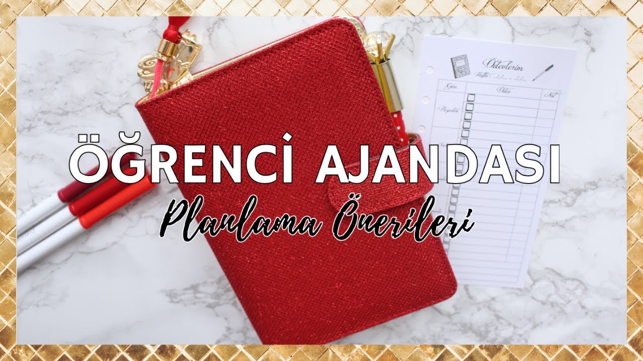 ÖĞRENCİLER İÇİN PLANLAMA | Öğrenci Ajandası