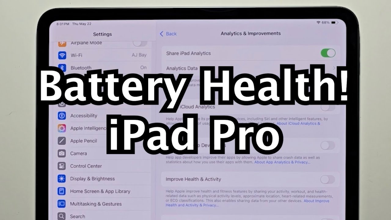 iPad Pro: How to Check Battery Health (2025)