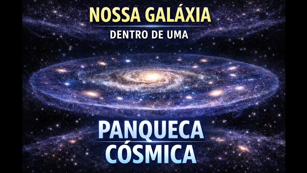 NOSSA GALÁXIA ESTÁ PRESA EM  UMA PANQUECA DE MATÉRIA ESCURA