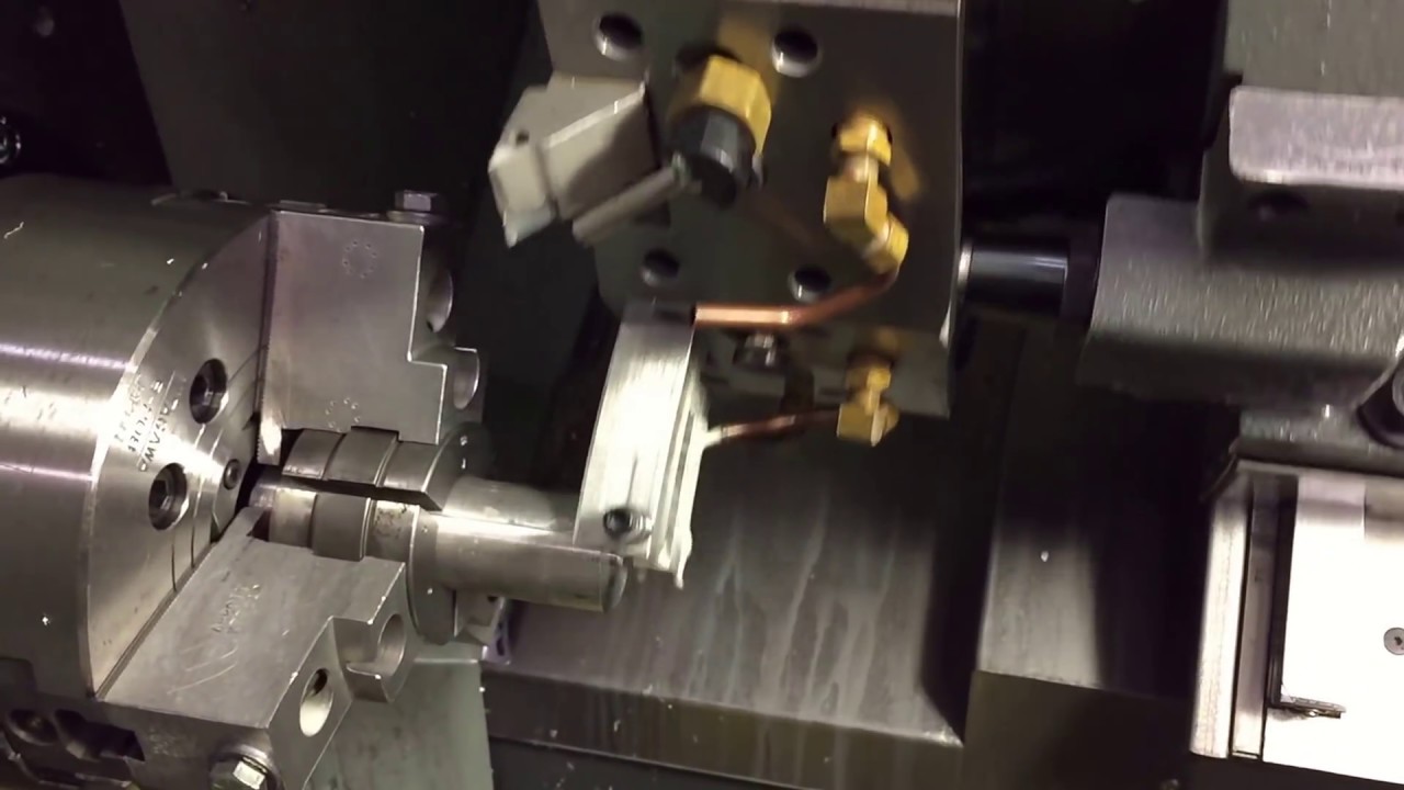 ZOO CNC CONSULTANTS HAAS CNC LATHE ST20 TURNING CENTER WITH POOR MANS BAR PULLER HOW TO DIY