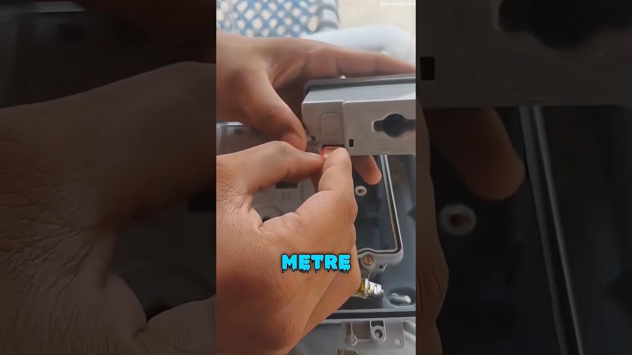 meter reading kam kar w ka jugaad #smartphone #meter # electric #electrician #love