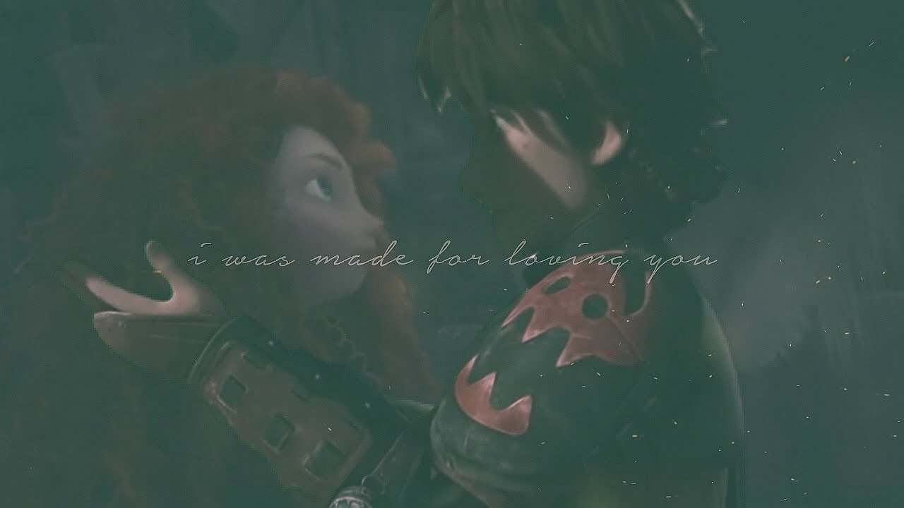 Merida was made for loving Hiccup [MV]