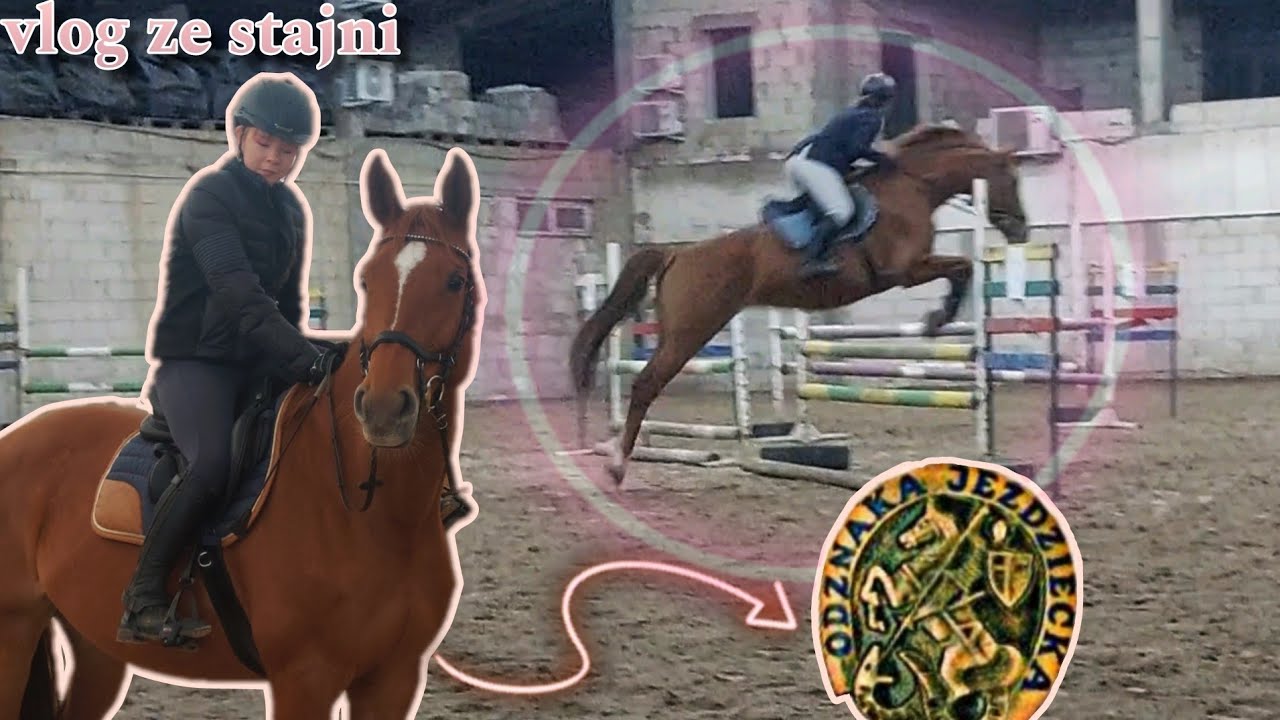ZŁOTA ODZNAKA JEŹDZIECKA|| skoki vs Queen - Vlog