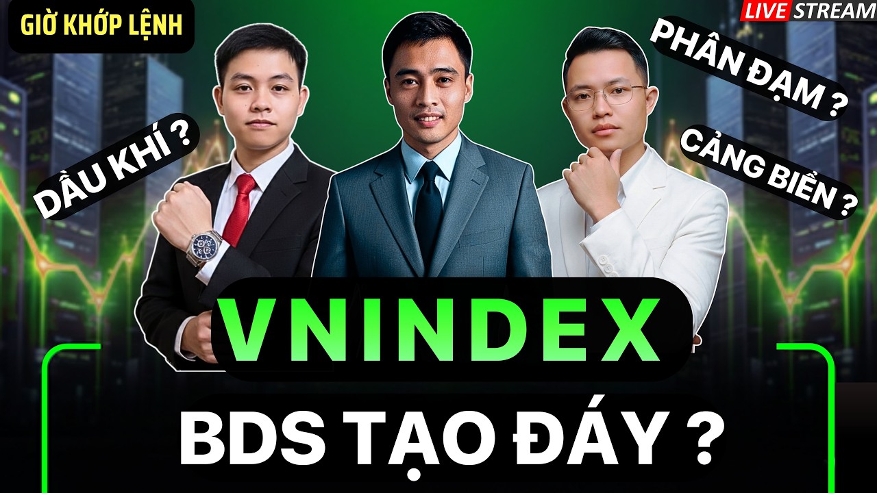Giờ Khớp Lệnh: VNIndex Rung Lắc Mạnh! BĐS Có Đang Tạo Đáy?