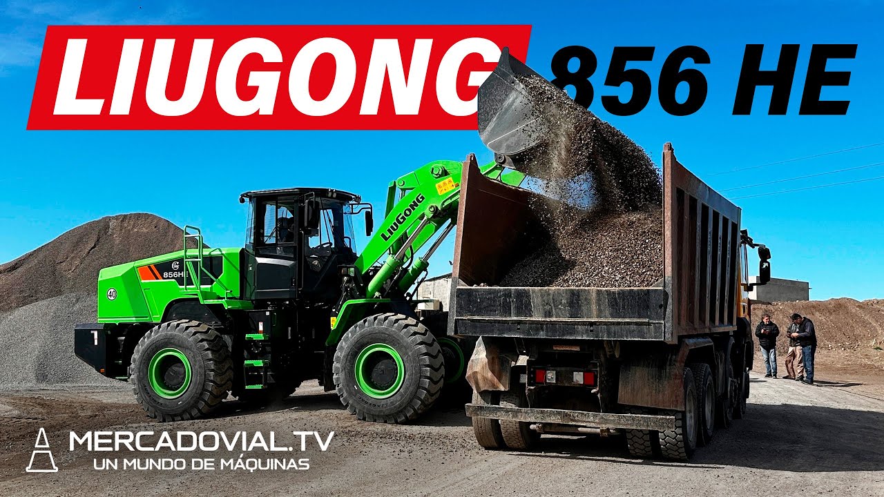 [LIUGONG] Cargador Frontal Eléctrico 856 HE en cantera Minerales Argentinos S.A. | Mercado Vial TV