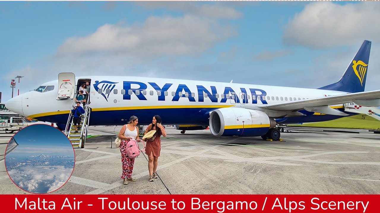 FLIGHT REPORT | Toulouse to Bergamo | Ryanair Boeing 737-800 still cheap and on time !  (2025)