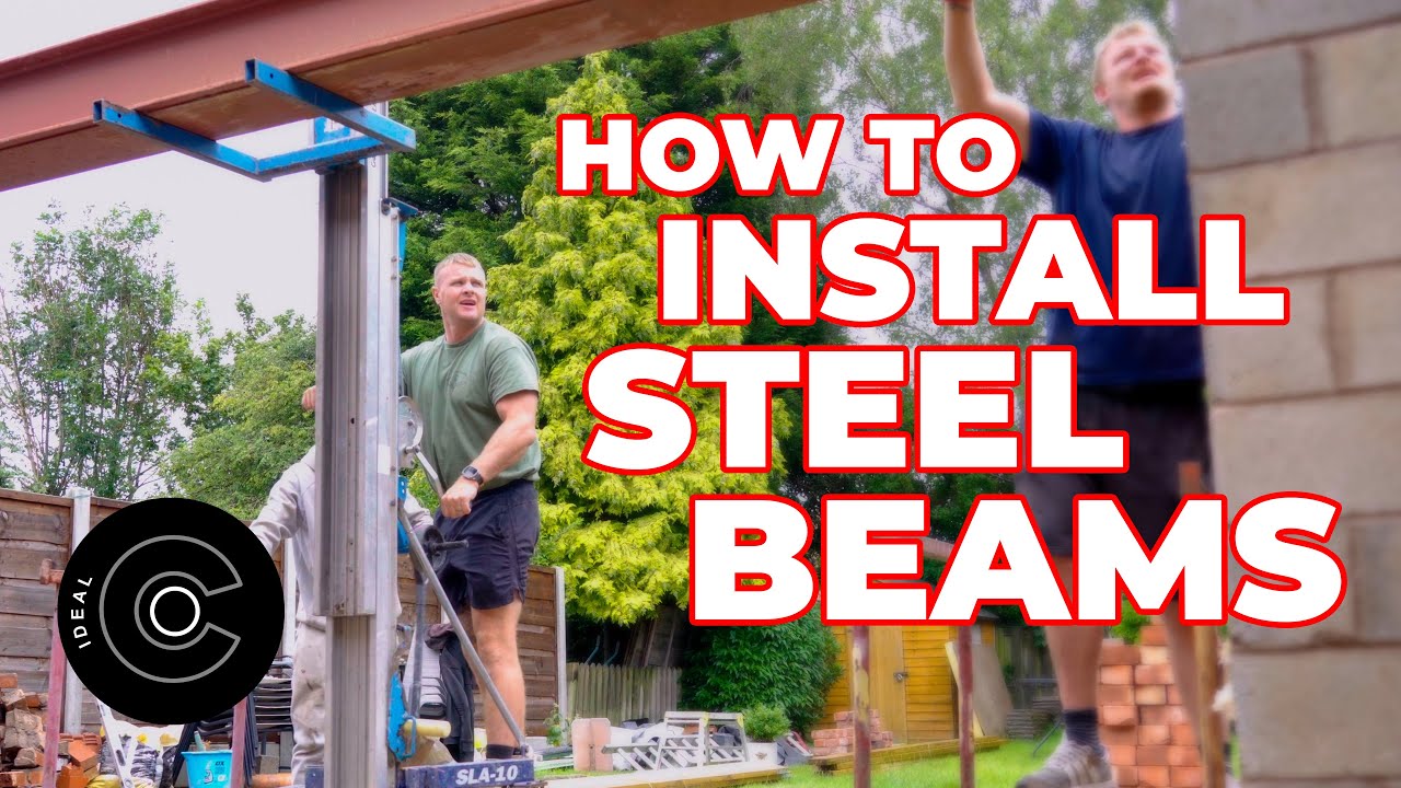 Bricklaying- Installing a Bifold steel