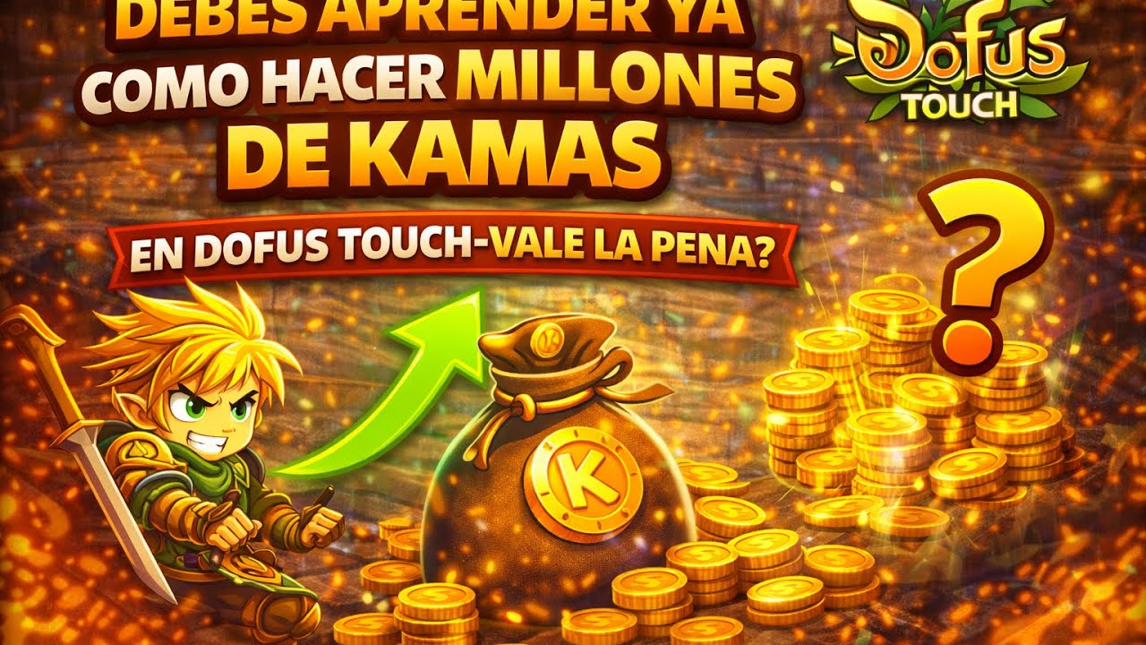DEBES APRENDER YA COMO HACER MILLONES DE KAMAS EN DOFUS TOUCH-VALE LA PENA?