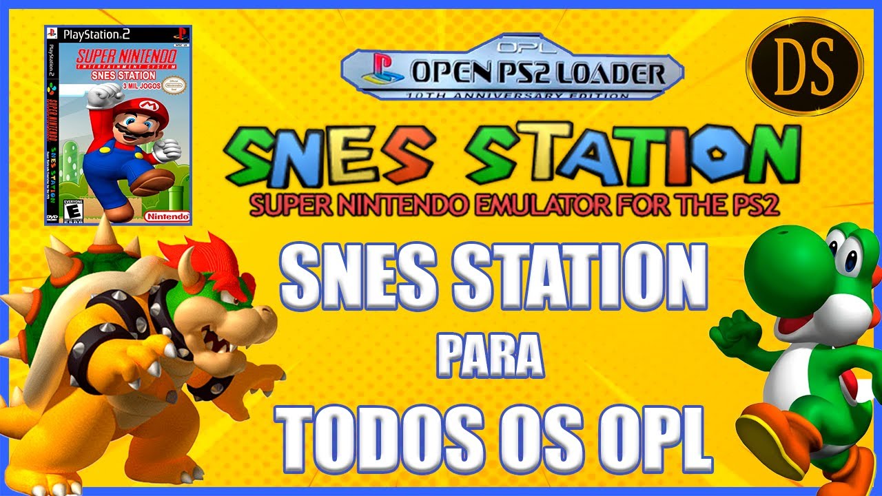 SNES PARA QUALQUER OPL PS2.