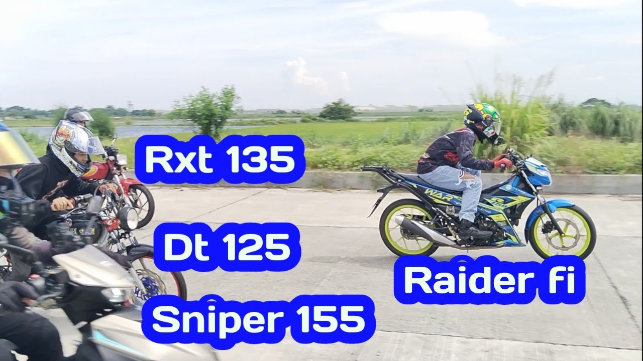 Dt 125 vs Raider fi vs Rxt 135 vs Sniper 155