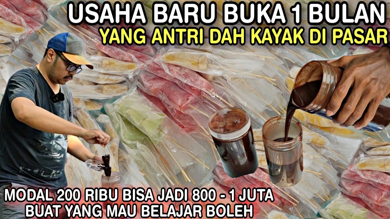 BARU BUKA 1 BULAN USAHA SUKSES || MODAL 200 RIBU BISA Jadi 1 JUTA VIRAL BISNIS Es MENJANJIKAN 2023