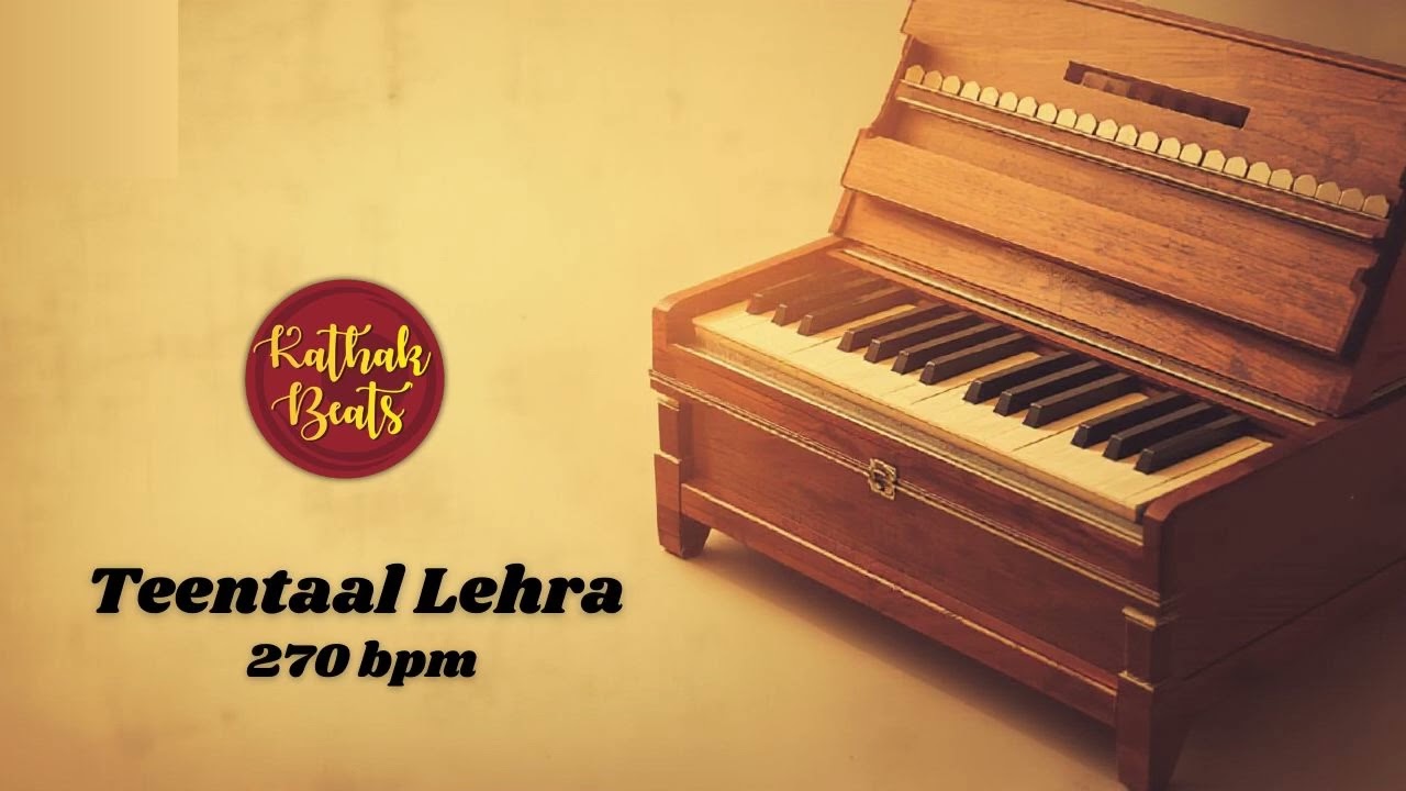 Teentaal 16matra | 270 bpm || Druta Laya || Harmonium || Lehra
