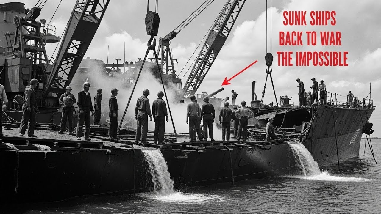 How Pearl Harbor Salvage Crews Did the Impossible…And Sent “Sunk” Ships Back to War