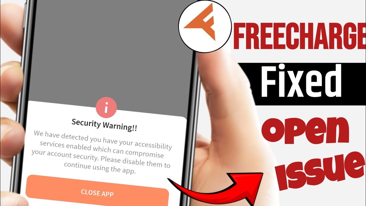 Fix Freecharge Security Warning!! Problem Fixed on Android | Freecharge Security Warning Auto Close 
