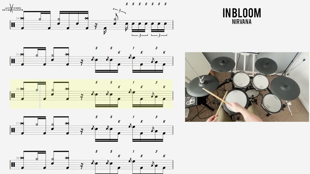 How to Play 🥁   In Bloom   NIrvana