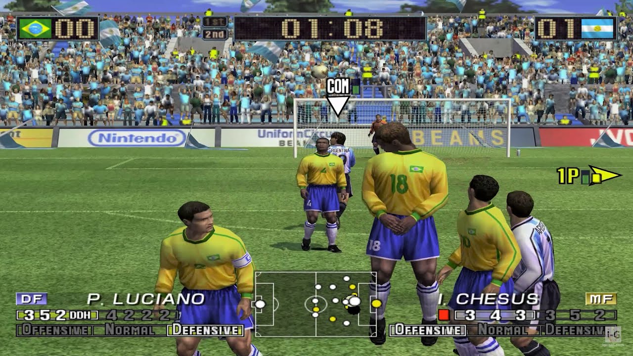 Virtua Striker 3 (2002) - GameCube Gameplay (4K60fps)