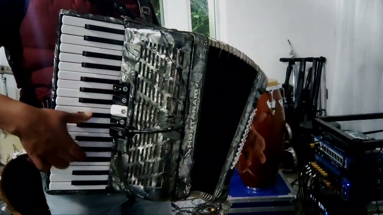 Fuerte no soy / soñador eterno intocable en vivo cover acordeón. 