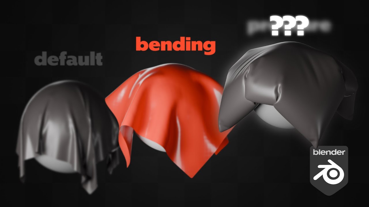 ALL Cloth Settings Visualized in under 5 MINUTES (Blender 4.3)