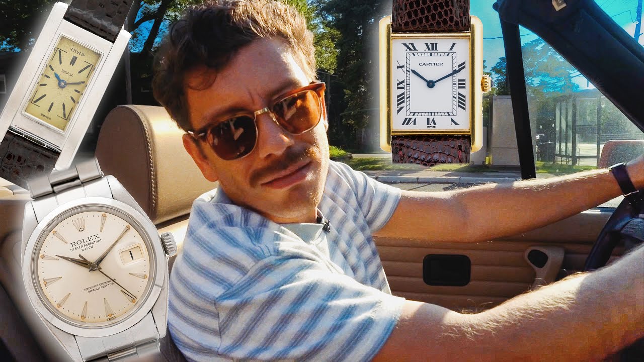 An Incredible 6 Piece Watch Collection. (Rolex Big Date, Cartier, JLC)
