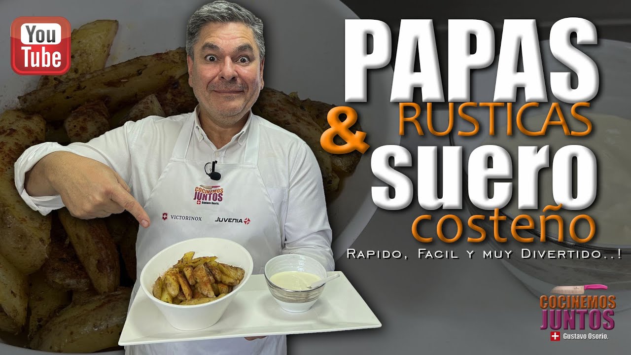 Como hacer "PAPAS RUSTICAS" | muy fácil...!!!