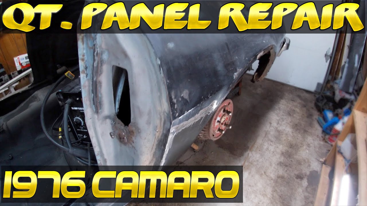 1976 Camaro Rebuild (Quarter Panel Repair) - Rebuilding a car