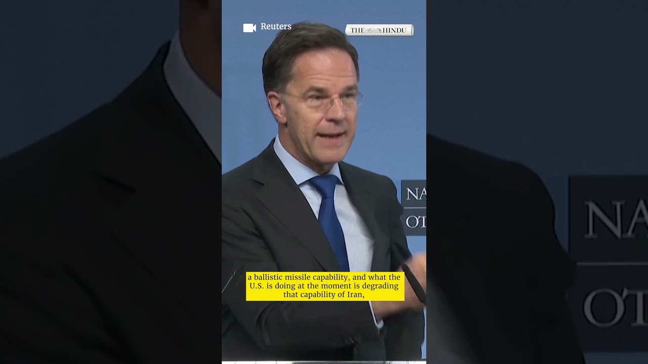 NATO Chief Mark Rutte on Iranian nuclear threat and reopening Strait of Hormuz