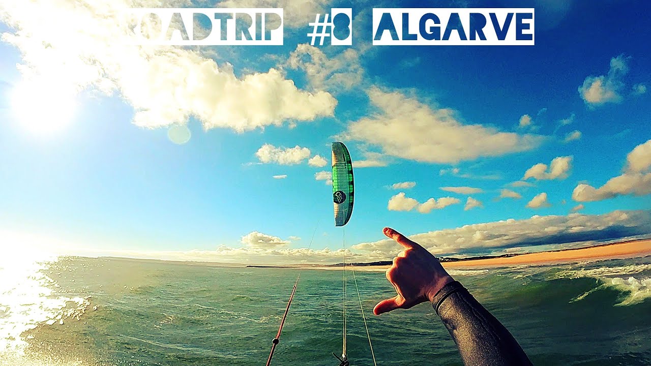 Roadtrip Portugal Algarve - Kiten Alvor - mit dem Softkite in den Atlantik Wellen | #085