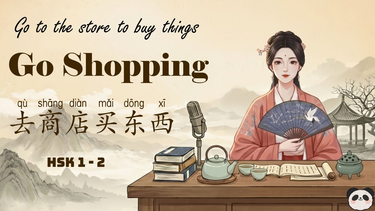 | HSK 1–2 | Going Shopping | ｜去商店买东西 | Story & Slow & Easy Chinese