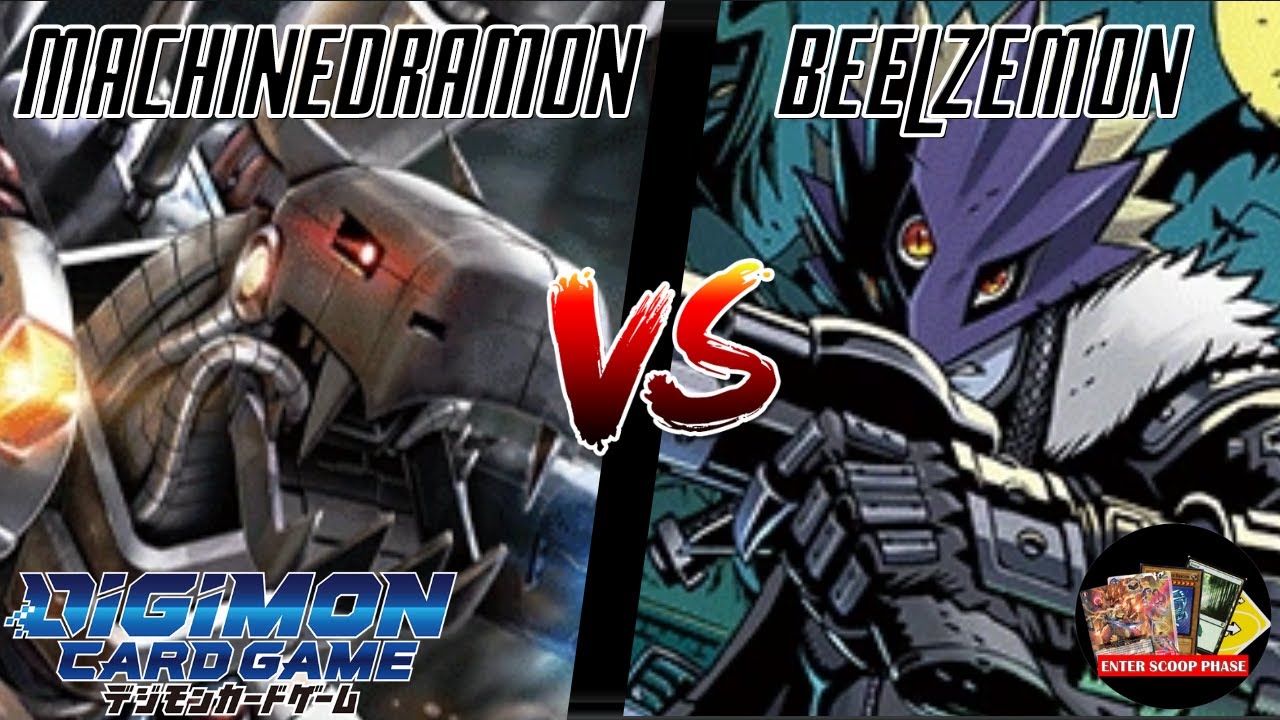Machinedramon VS Beelzemon | Digimon TCG Gameplay