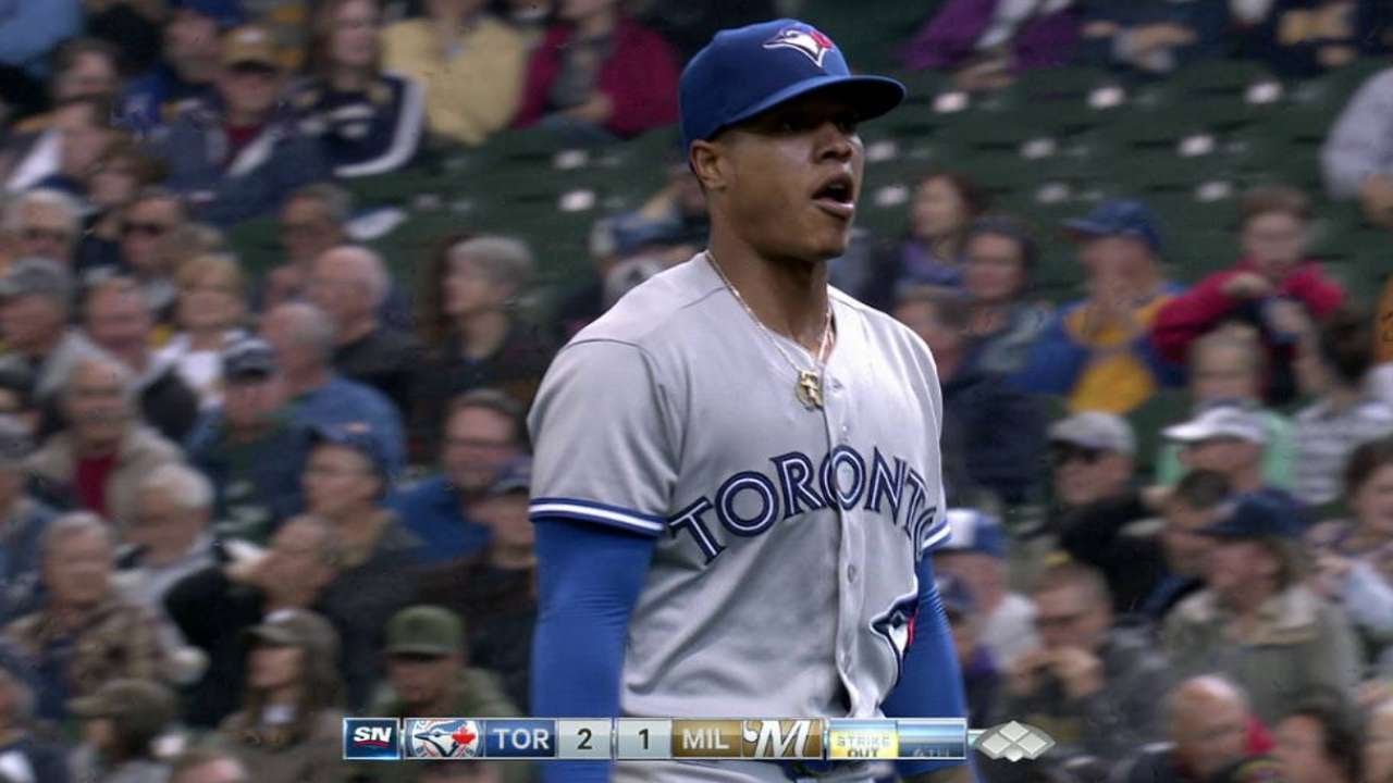 TOR@MIL: Stroman rings up Bandy in the 4th