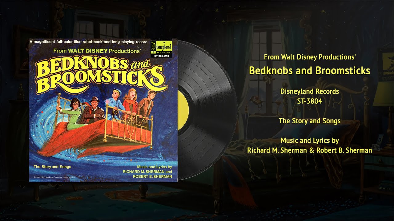 Walt Disney's Bedknobs and Broomsticks Story & Songs (ST-3804) | Vintage Disney Vinyl Restored