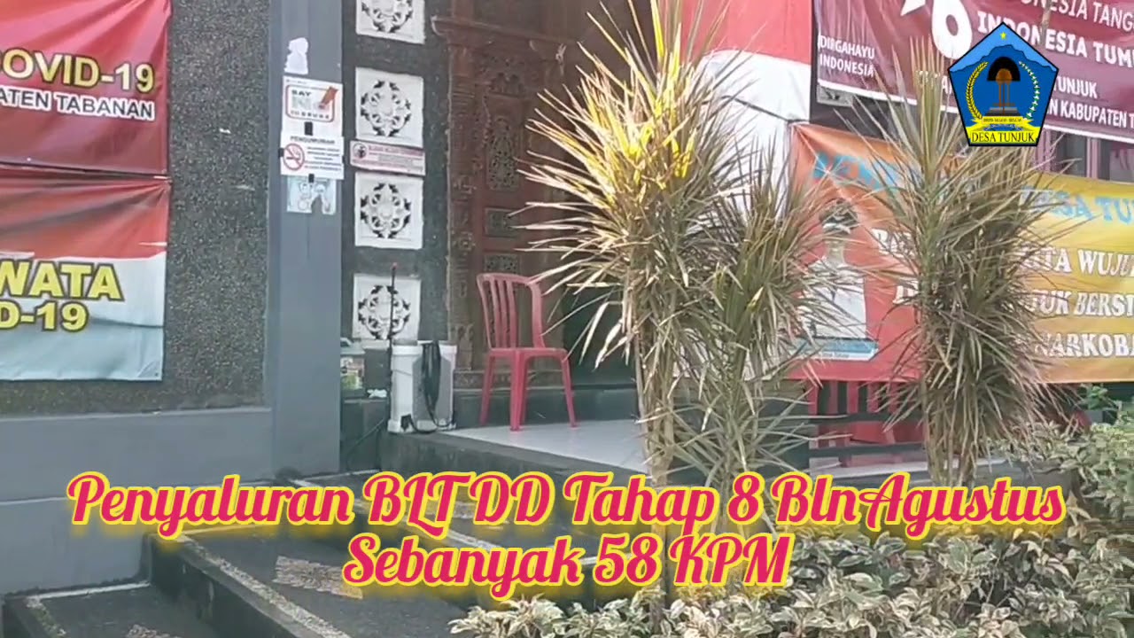 BLT DD Desa Tunjuk